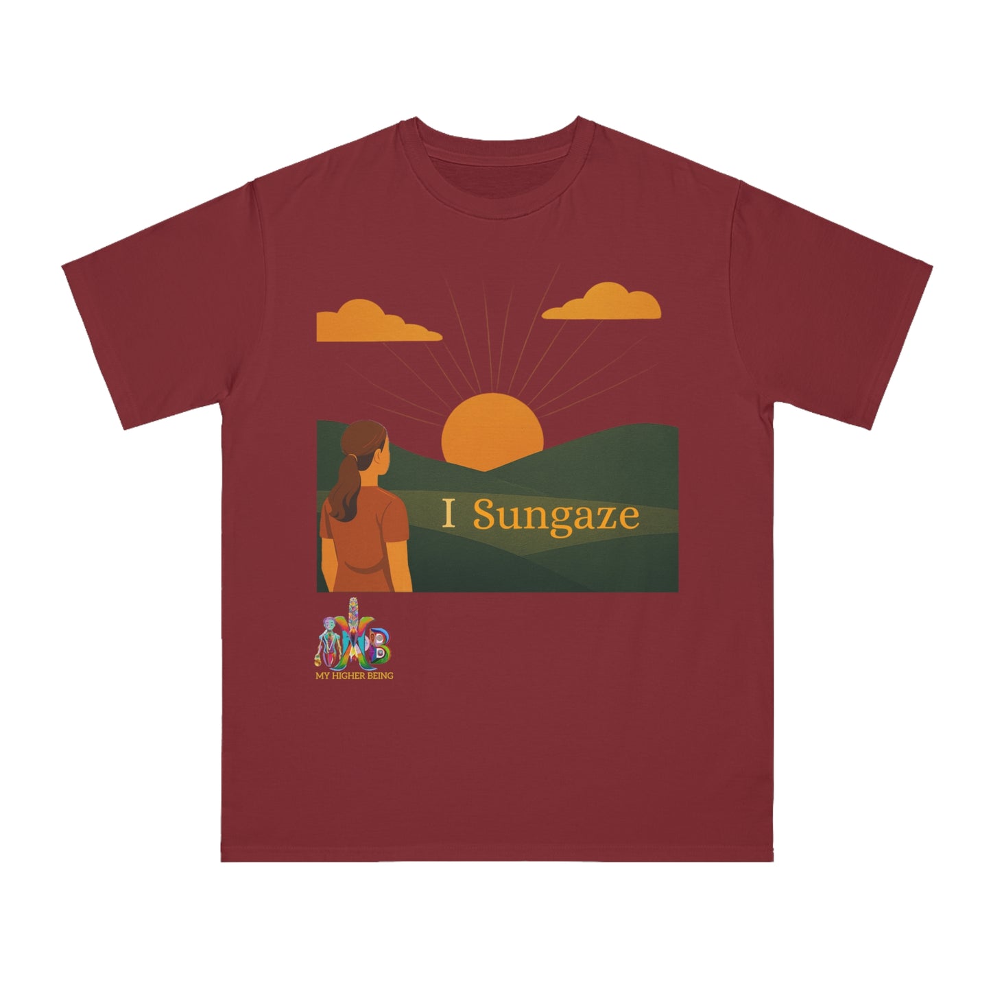'I Sungaze'_100% Organic Cotton T-Shirt_Female
