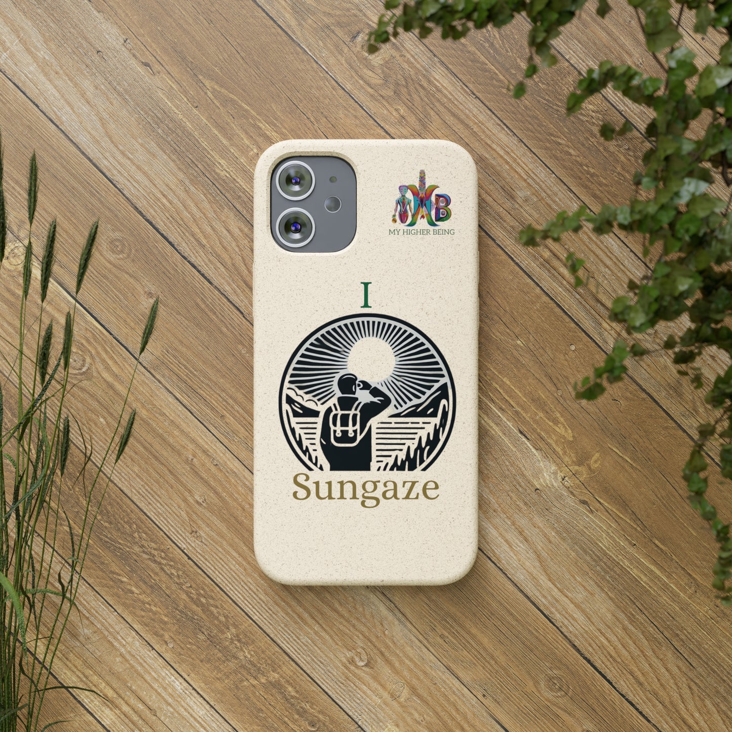 'I Sungaze'_Plastic Free Biodegradable Phone Case
