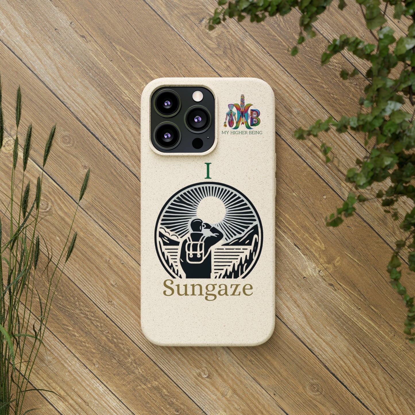 'I Sungaze'_Plastic Free Biodegradable Phone Case