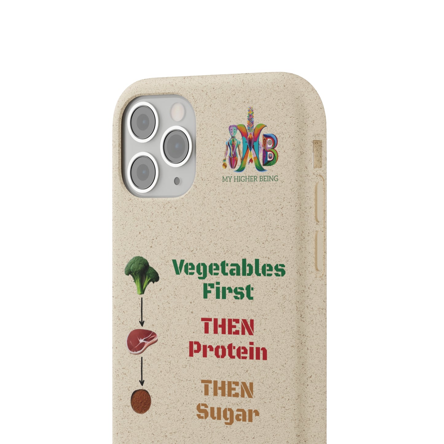 'Vegetables First'_Plastic Free Biodegradable Phone Case