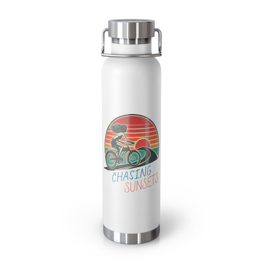 'Chasing Sunsets'_Copper Vacuum Insulated Bottle, 22oz