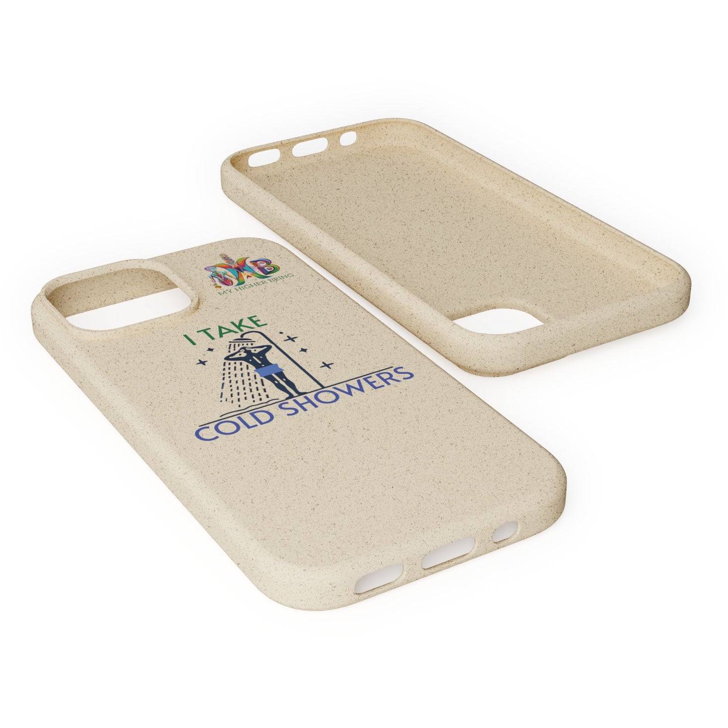 'I Take Cold Showers'_Plastic Free Biodegradable Phone Case