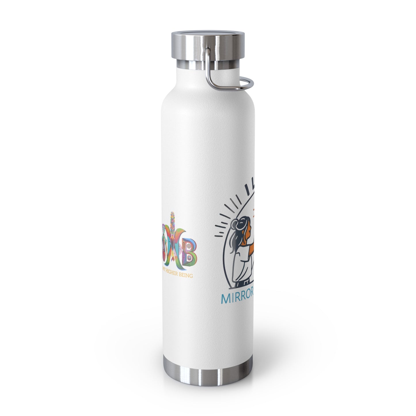 'I Love Mirror High-Fives'_Copper Vacuum Insulated Bottle, 22oz