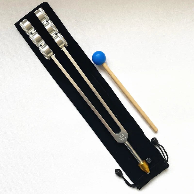High - Quality Aluminum Alloy Tuning Forks Set - 32Hz & 64Hz - Sound Therapy - My Higher Being