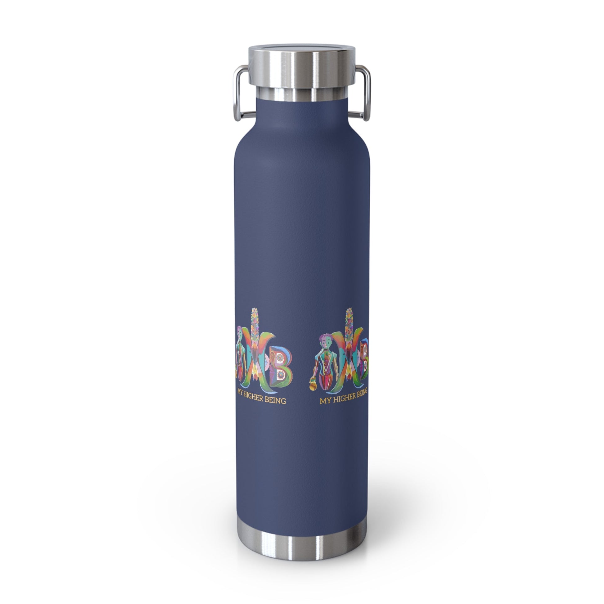'I Intermittent Fast_16 - 8'_Copper Vacuum Insulated Bottle, 22oz - My Higher Being
