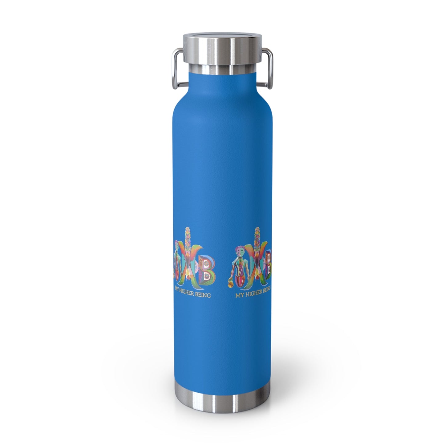 'I Love Grounding'_Copper Vacuum Insulated Bottle, 22oz - My Higher Being