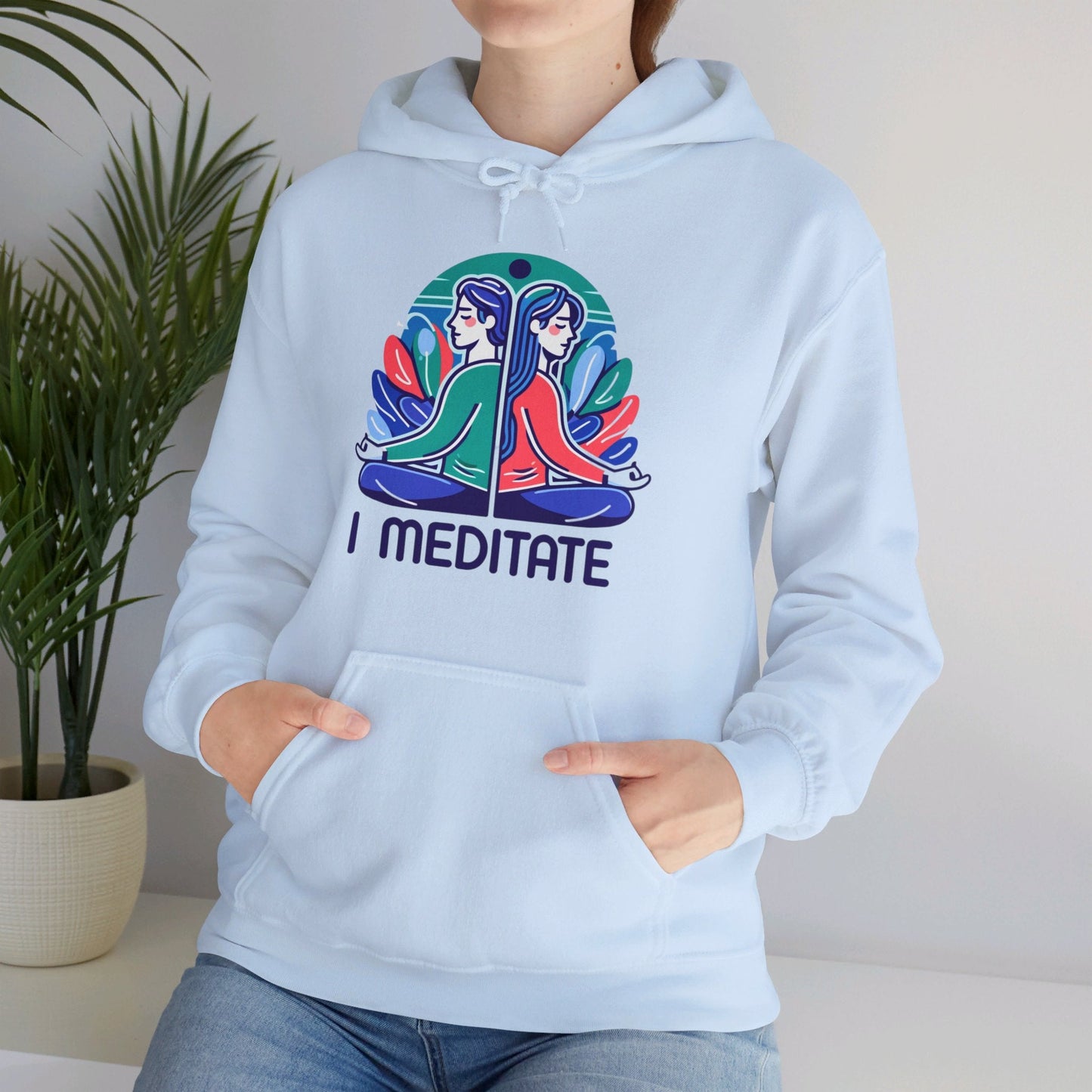 I meditate Couple Hoodie - My Higher Being
