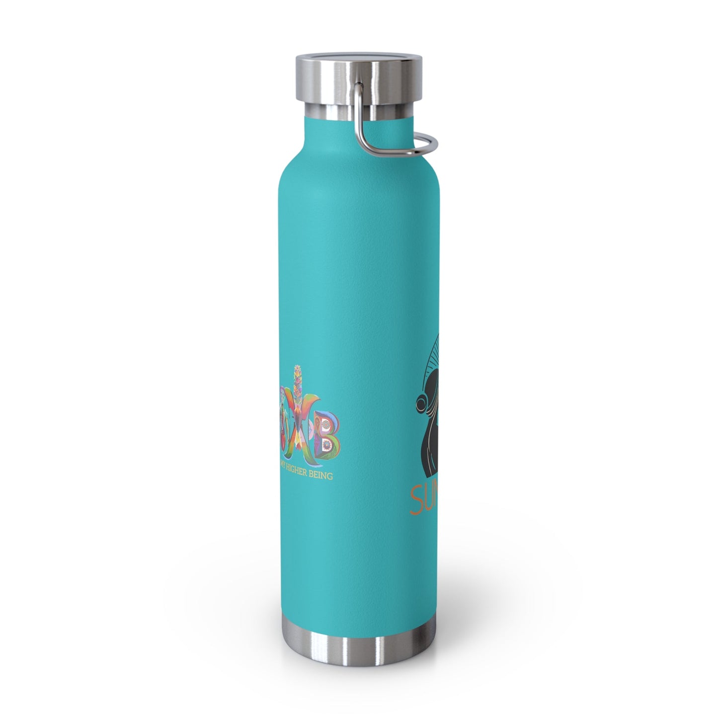 'I Sungaze'_Copper Vacuum Insulated Bottle, 22oz - My Higher Being