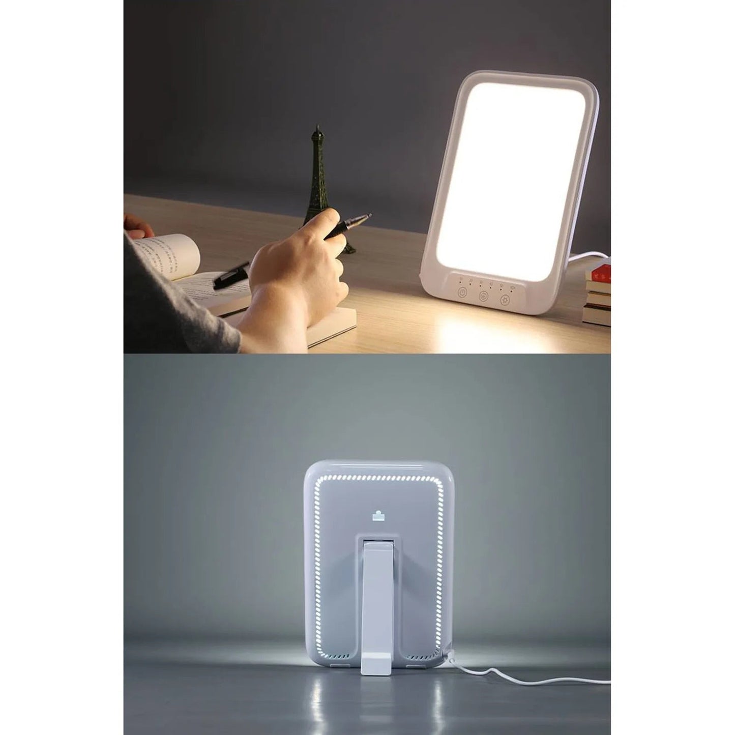 LED Therapy Lamp: 20,000 Lux, Dual - Tone, 3 Colors, 5 Brightness Levels (EU Plug) - My Higher Being