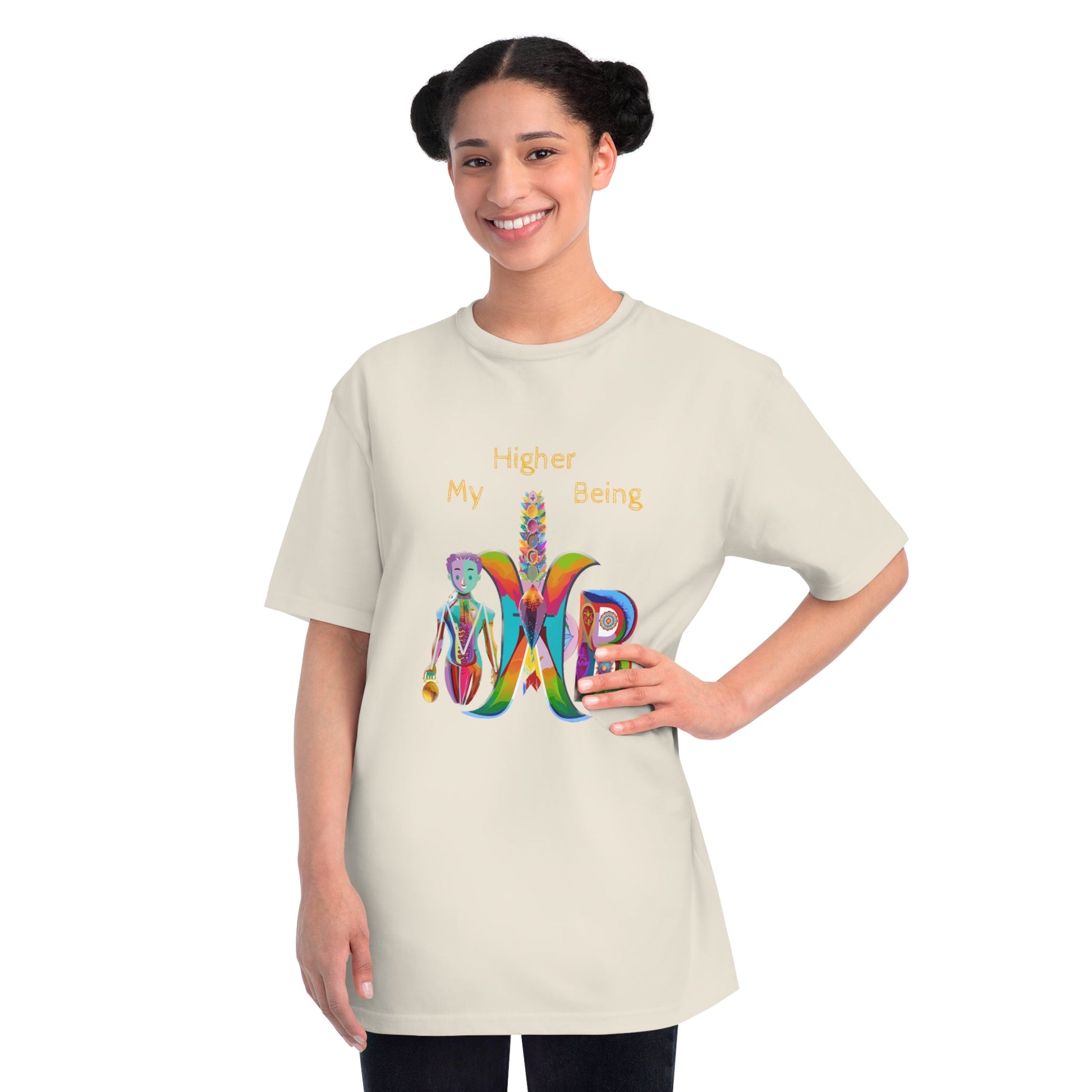 'My Higher Being'_100% Organic Cotton T-Shirt - My Higher Being