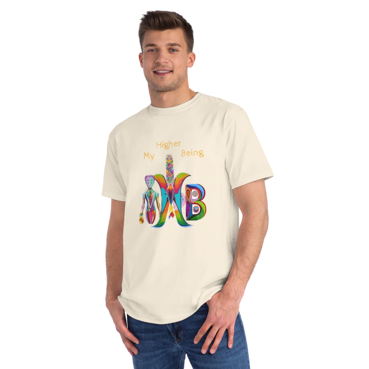 'My Higher Being'_100% Organic Cotton T-Shirt - My Higher Being