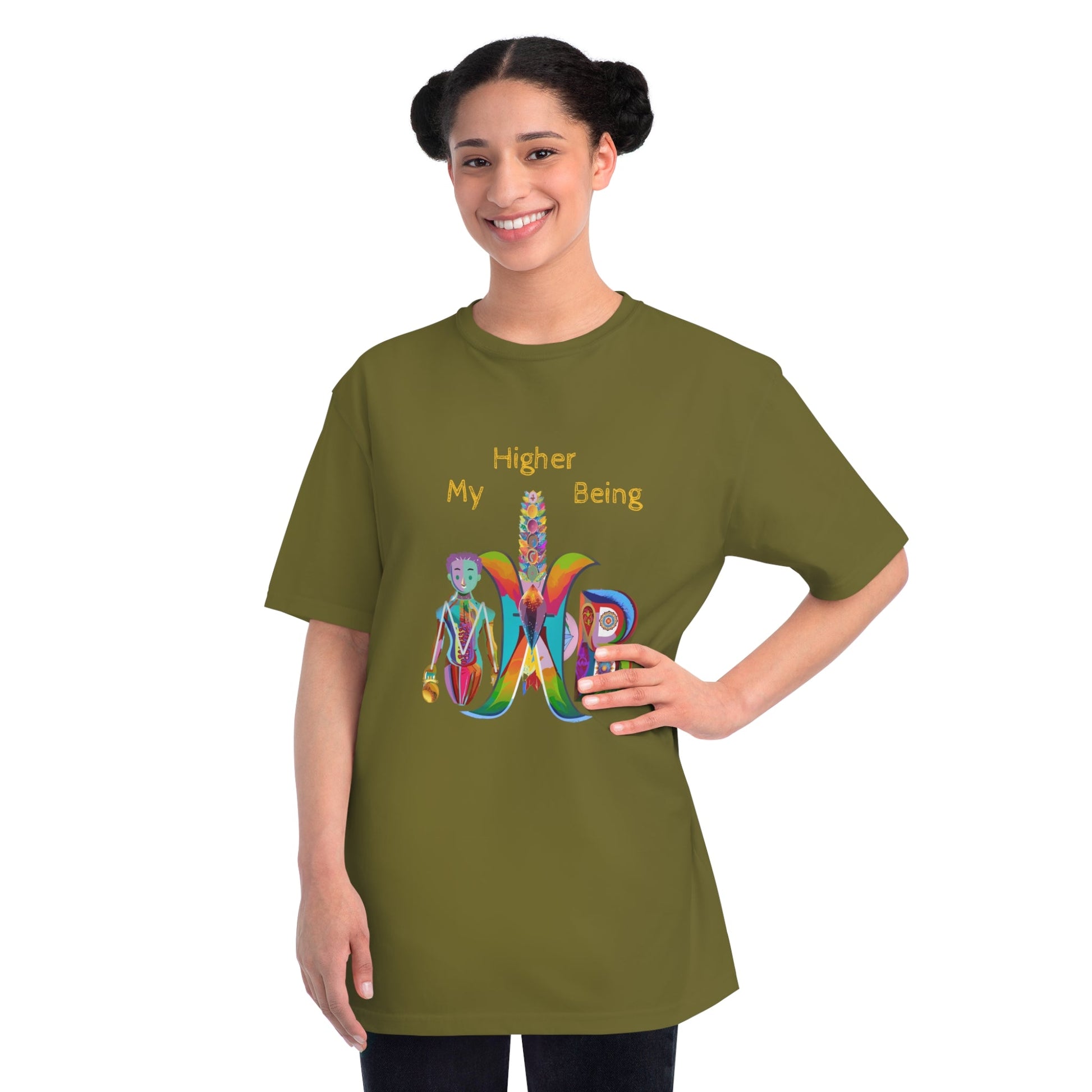 'My Higher Being'_100% Organic Cotton T-Shirt - My Higher Being