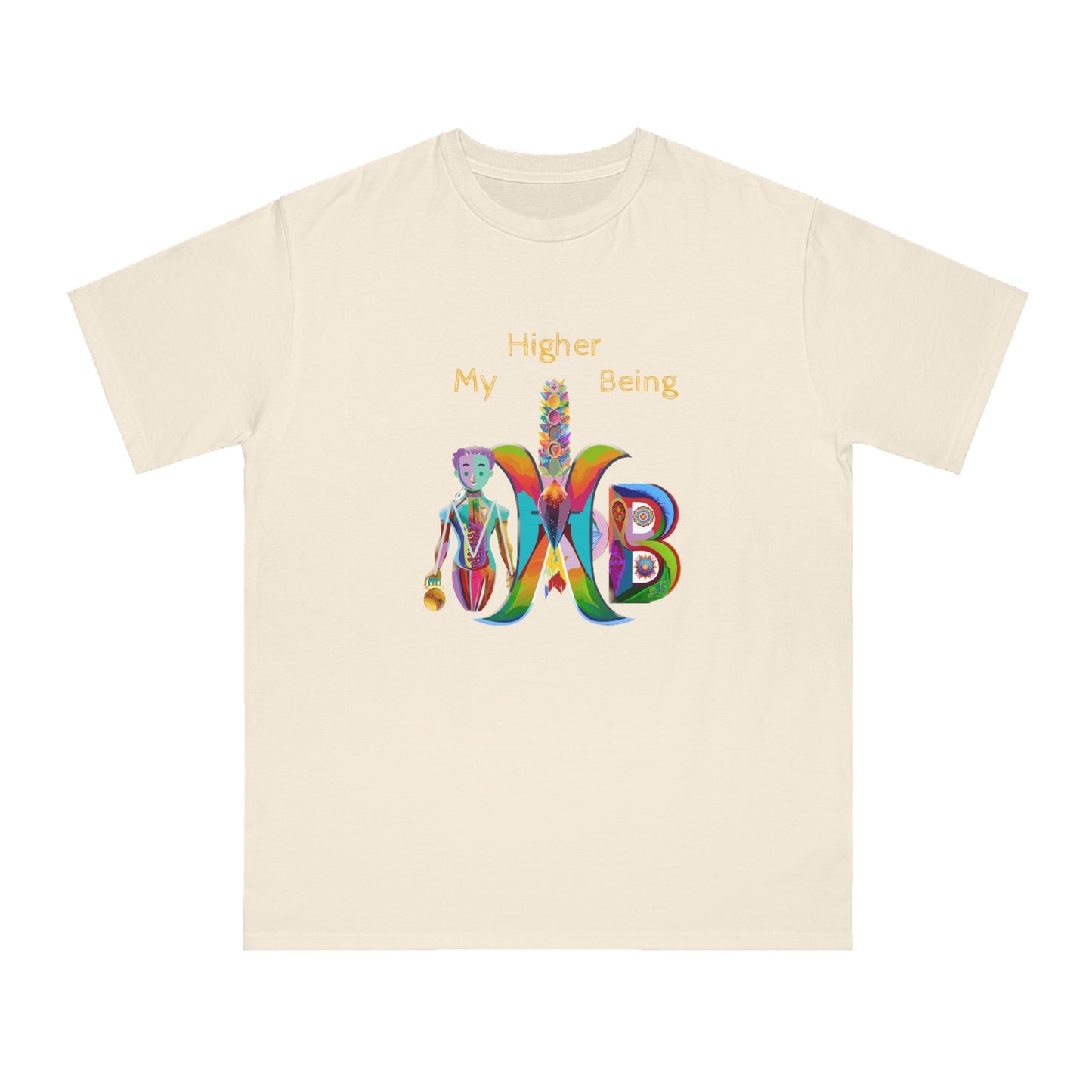'My Higher Being'_100% Organic Cotton T-Shirt - My Higher Being