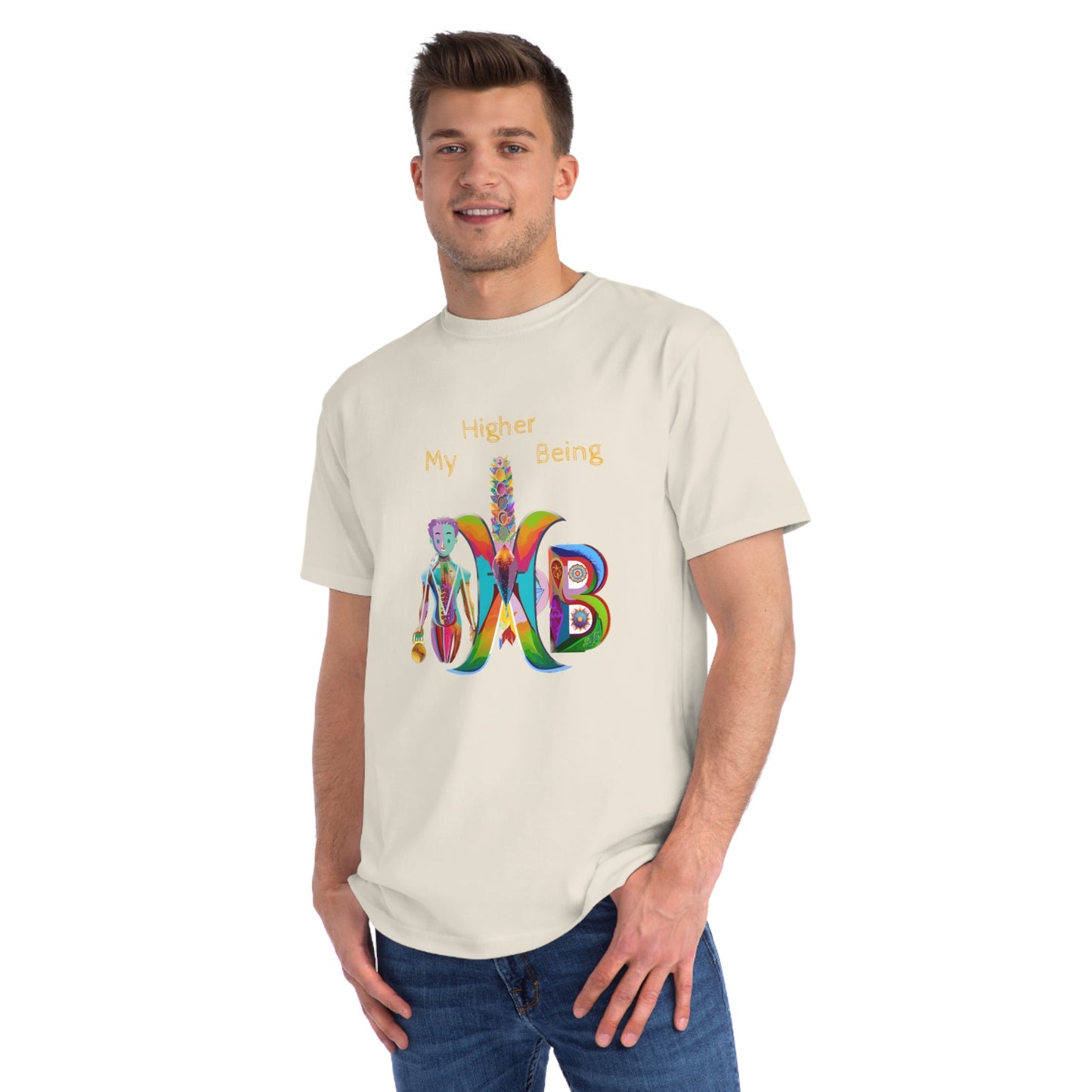 'My Higher Being'_100% Organic Cotton T-Shirt - My Higher Being