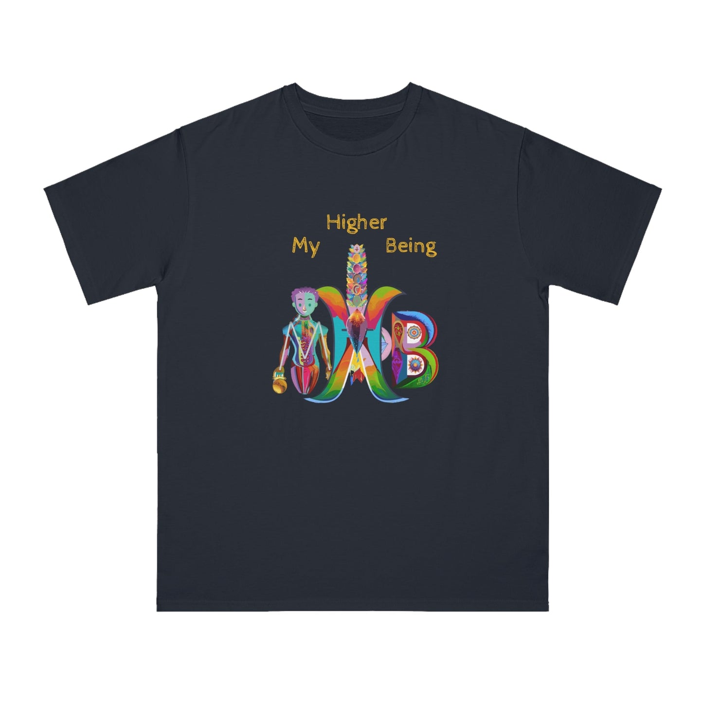 'My Higher Being'_100% Organic Cotton T-Shirt - My Higher Being