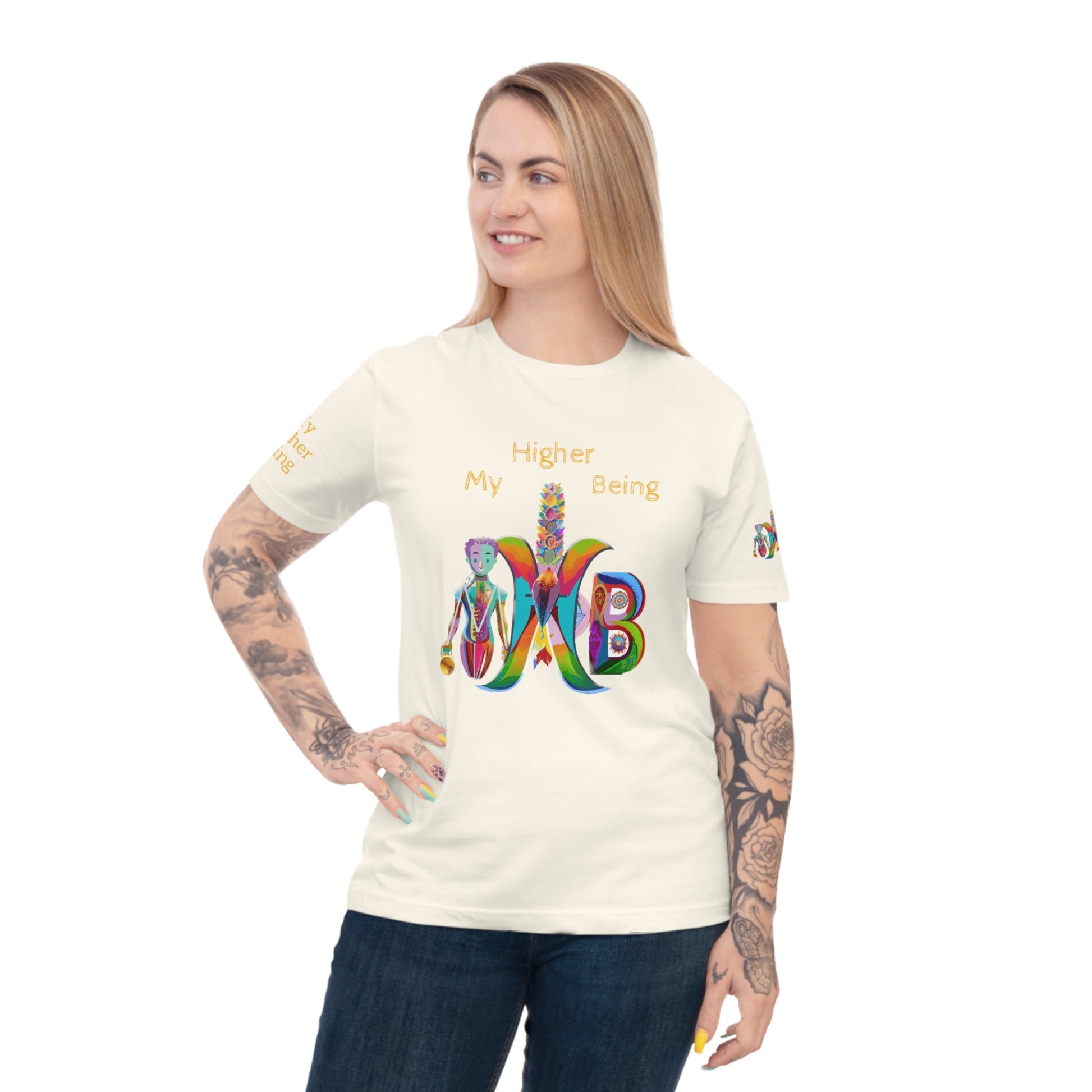 'My Higher Being' (MHB EDITION)_100% Organic Cotton T-Shirt - My Higher Being