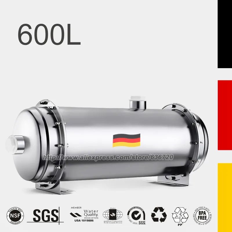 Ultrafiltration Water Filter - 304 Stainless Steel - 600L to 3000L Capacity - My Higher Being