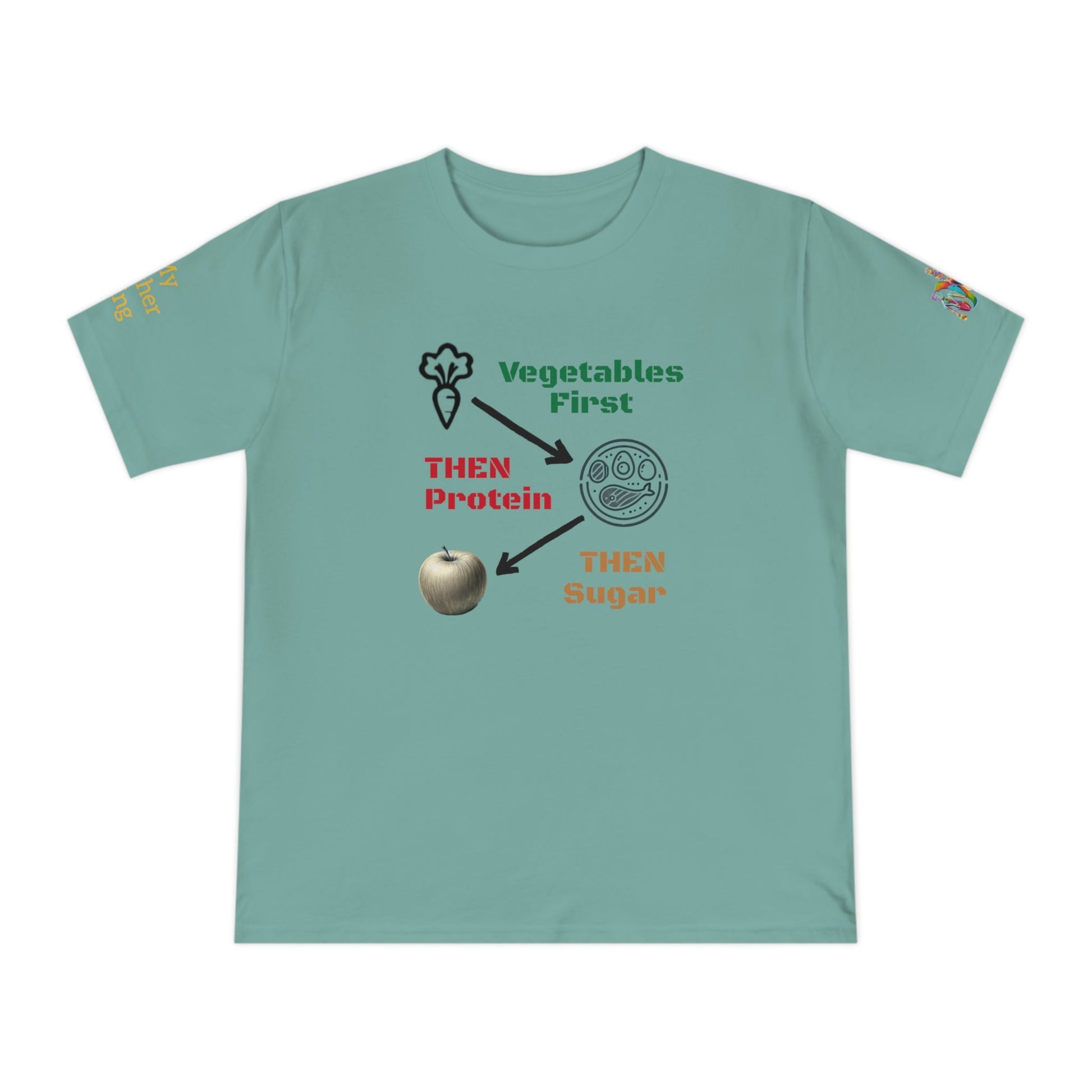 'Vegetables First' (MHB EDITION)_100% Organic Cotton T-Shirt - My Higher Being