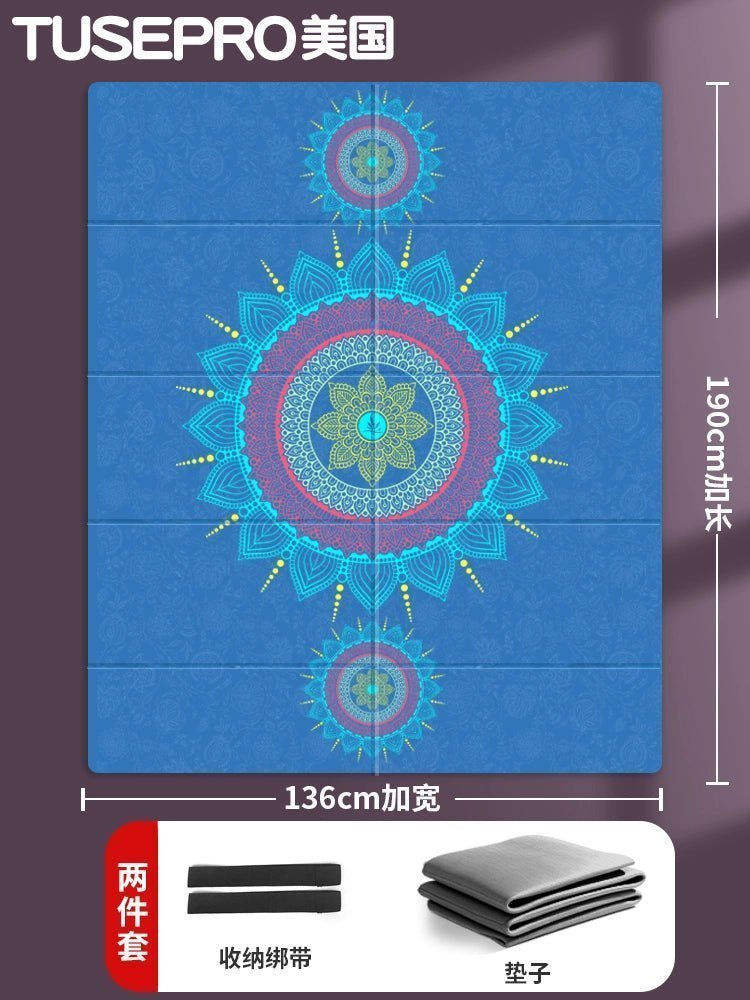 Yoga Mat with Geometric Patterns - My Higher Being