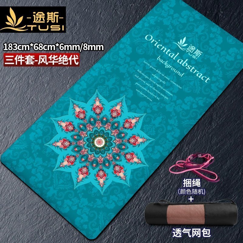 Yoga Mat with Geometric Patterns - My Higher Being
