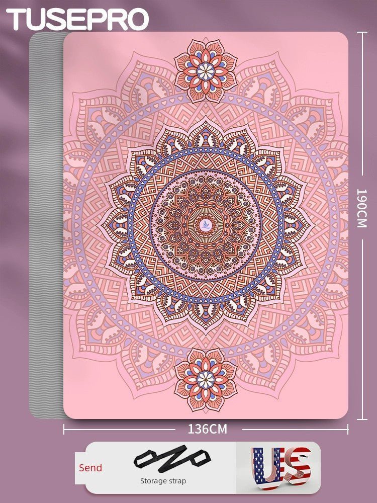Yoga Mat with Geometric Patterns - My Higher Being