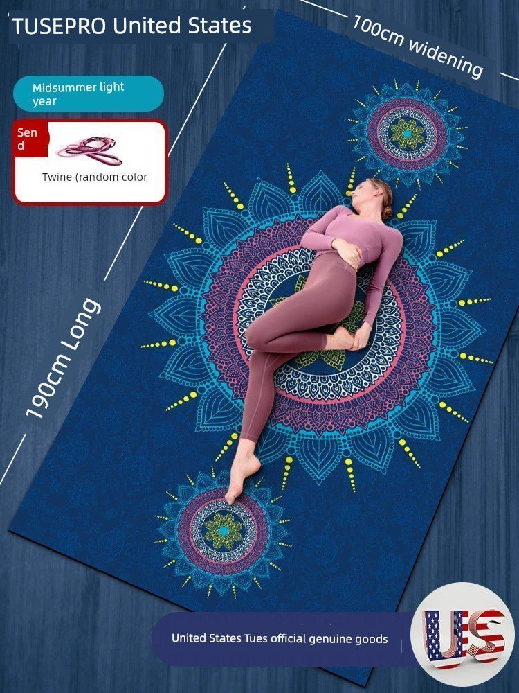 Yoga Mat with Geometric Patterns - My Higher Being