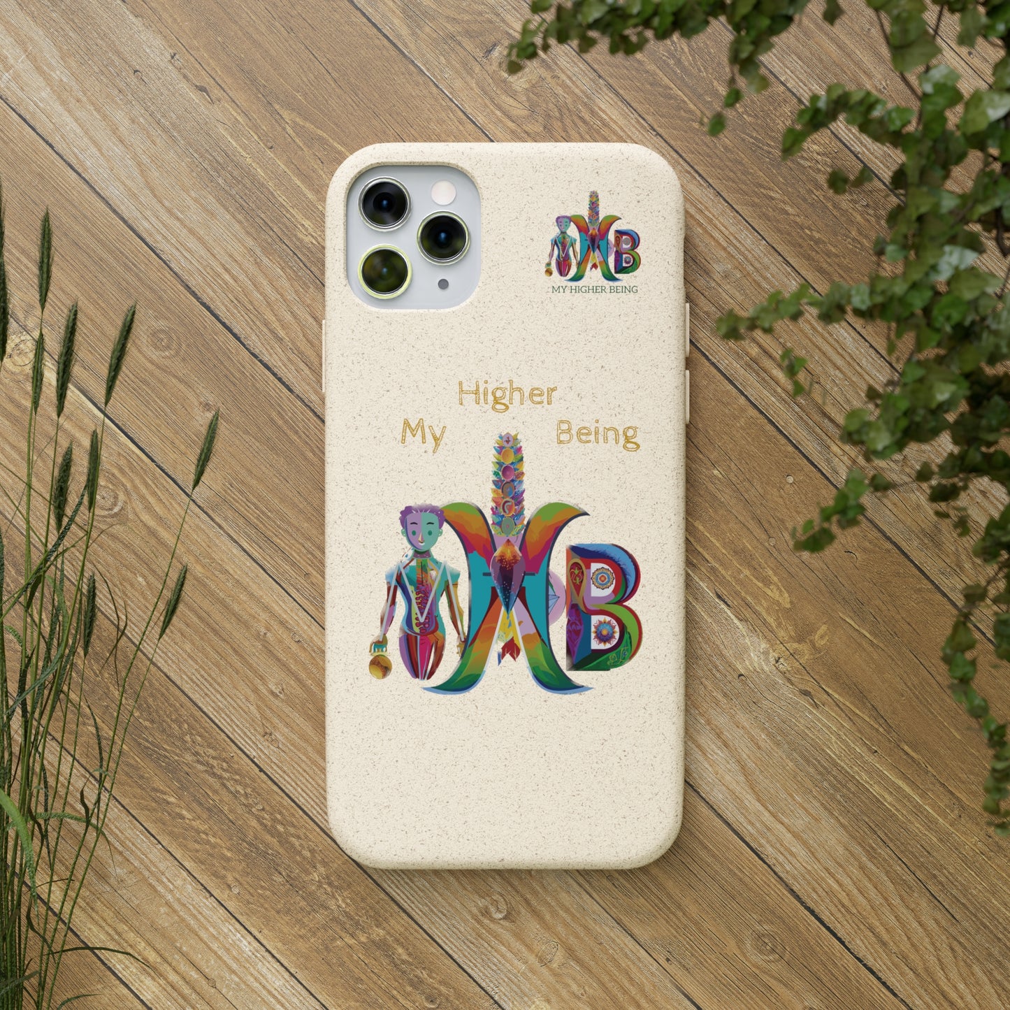 'My Higher Being'_Plastic Free Biodegradable Phone Case (MHB Edition) - My Higher Being