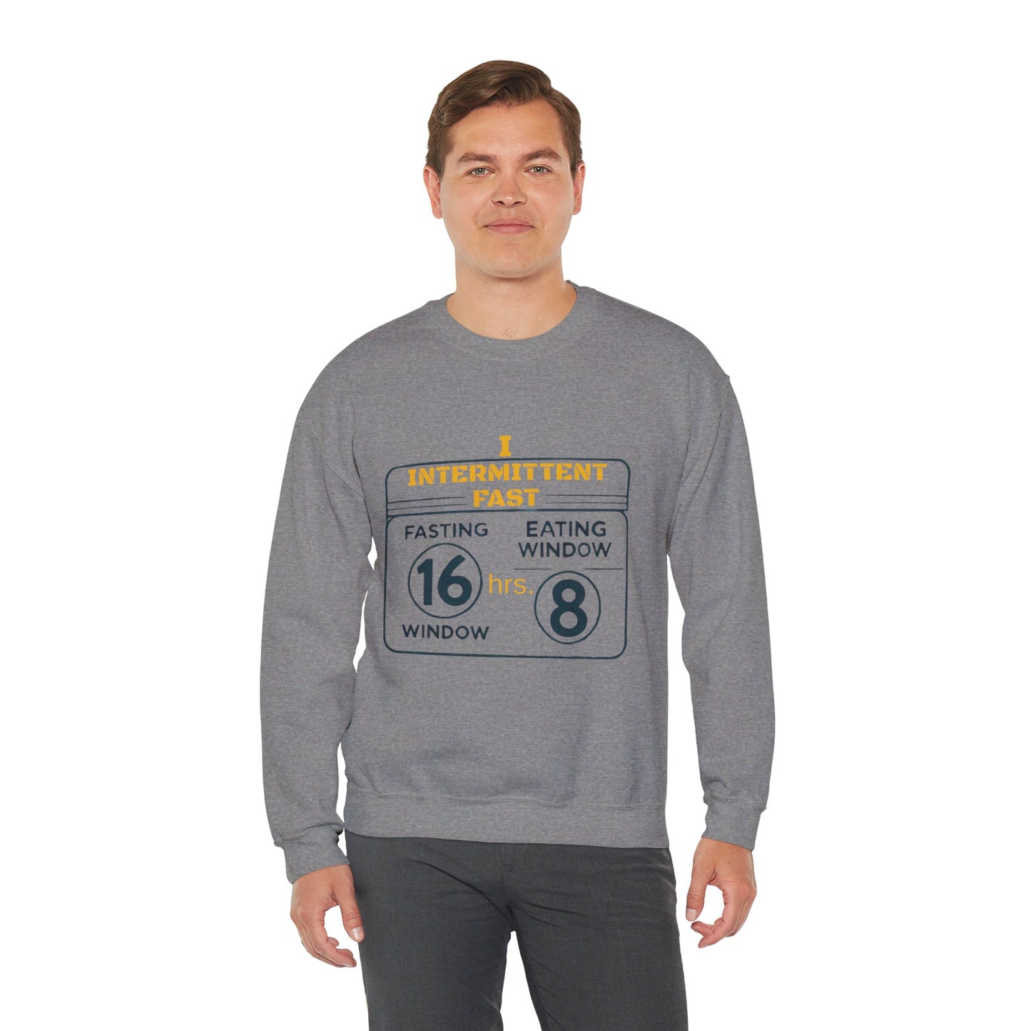 I Intermittent Fast Sweatshirt_16-8 - My Higher Being