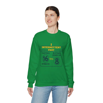 I Intermittent Fast Sweatshirt_16-8 - My Higher Being