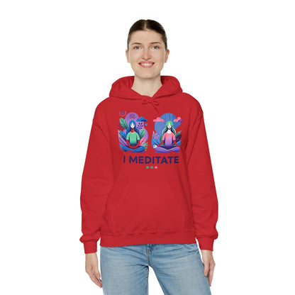 I Meditate Female Double Woman's Hoodie - My Higher Being