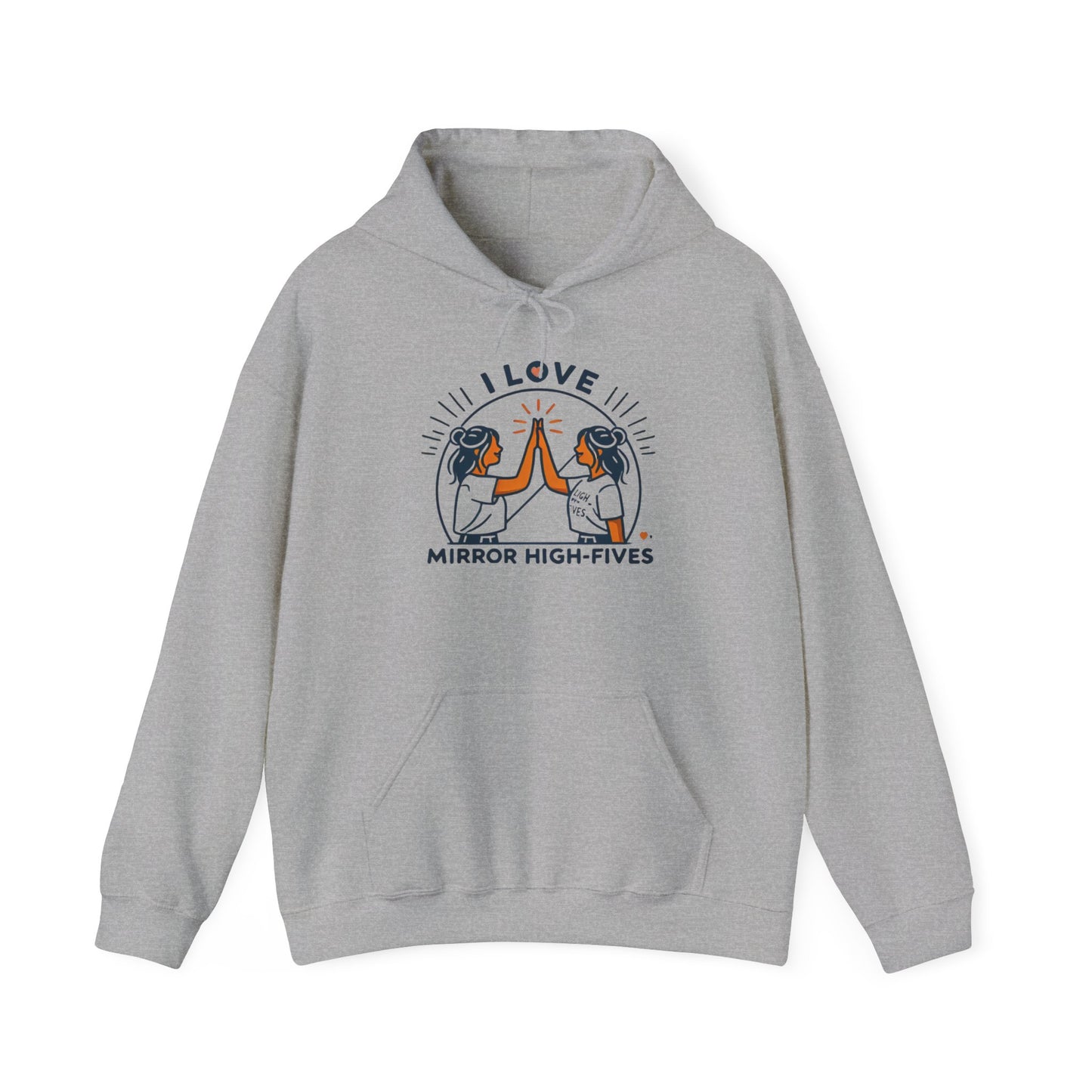 I Love Mirror High Fives Woman's Hoodie - My Higher Being