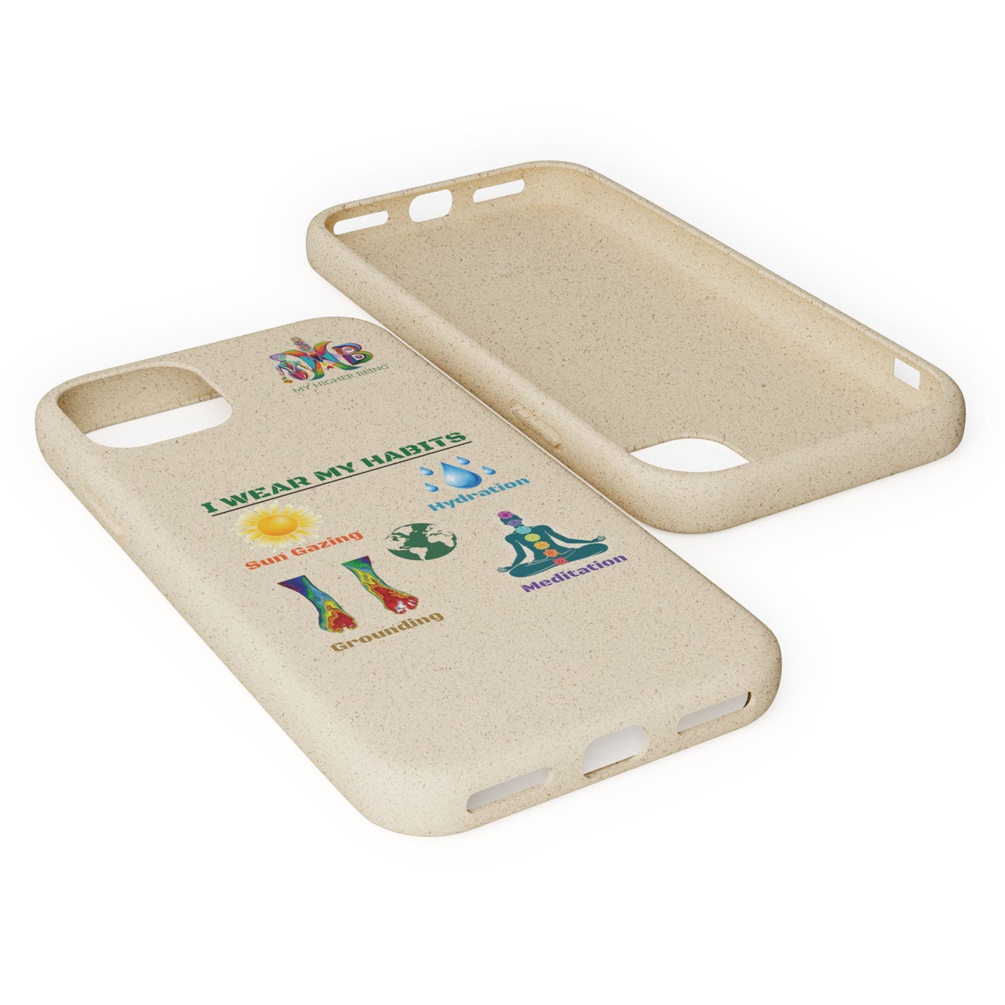 I Wear My Habits — Plastic Free Biodegradable Phone Case