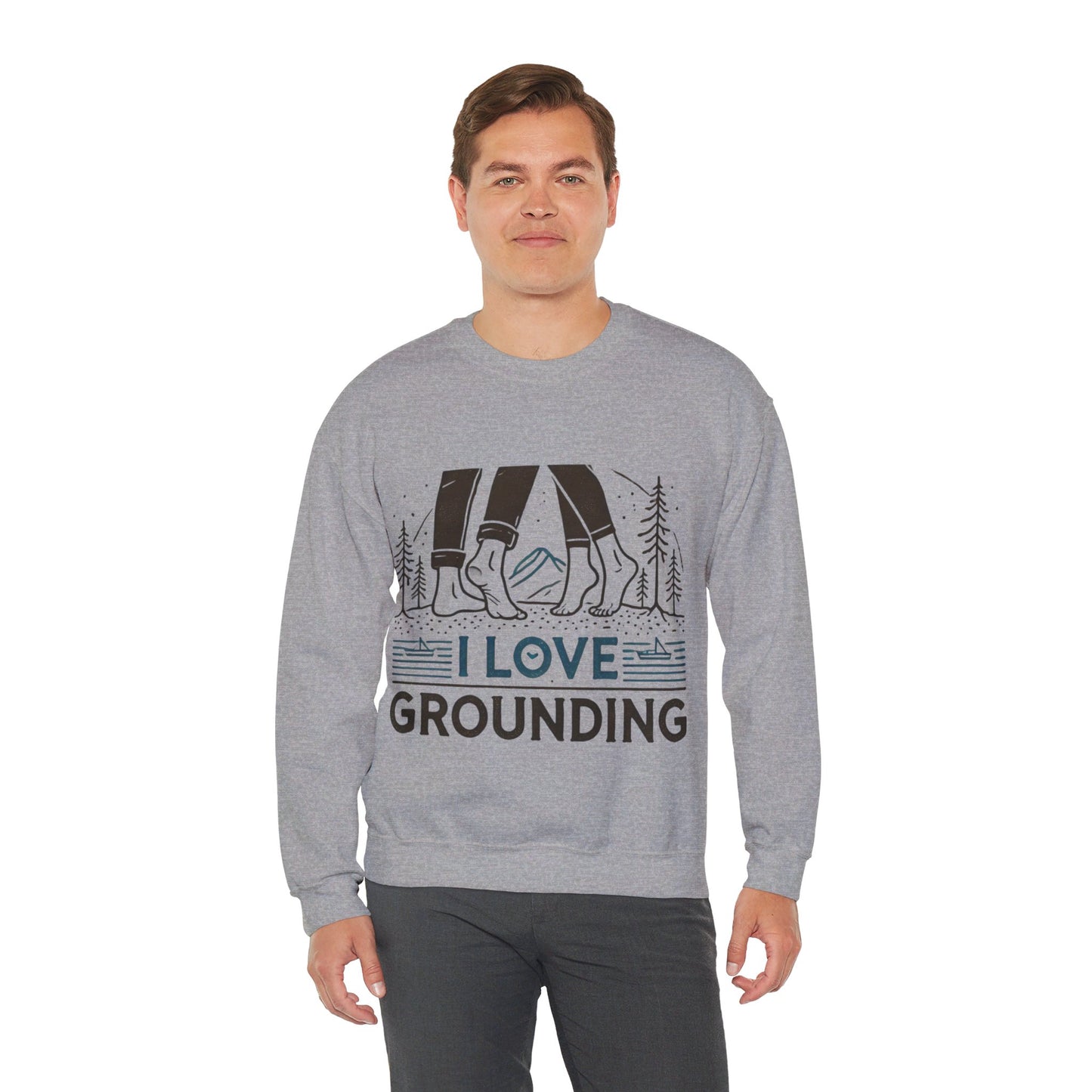 I Love Grounding Couples' Sweatshirt - My Higher Being