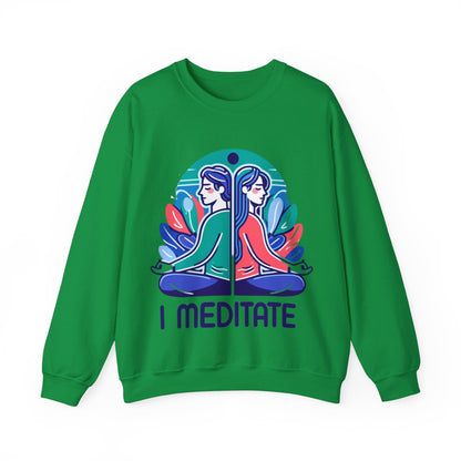 I Meditate Couples' Sweatshirt - My Higher Being