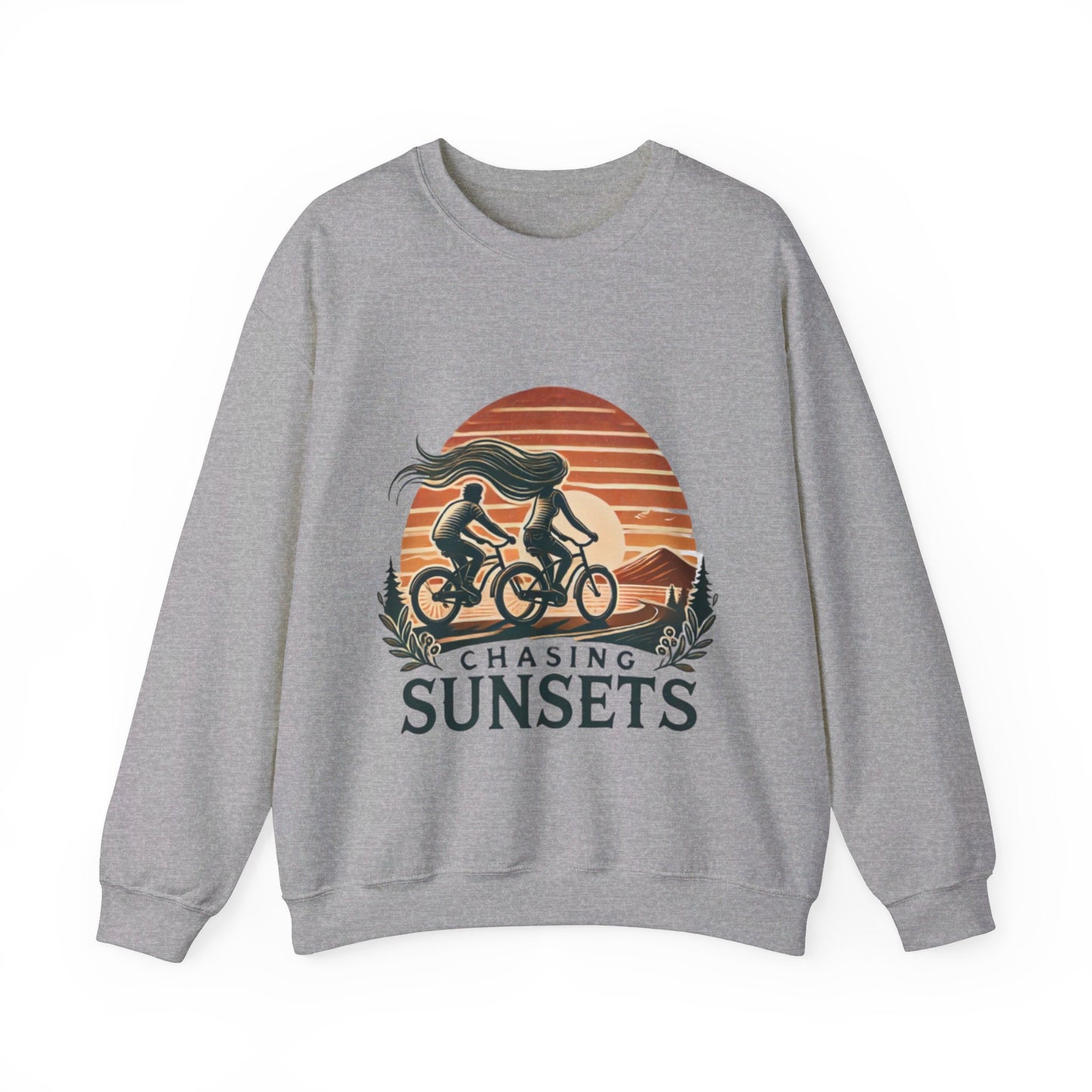 Chasing Sunsets Couples' Sweatshirt - My Higher Being