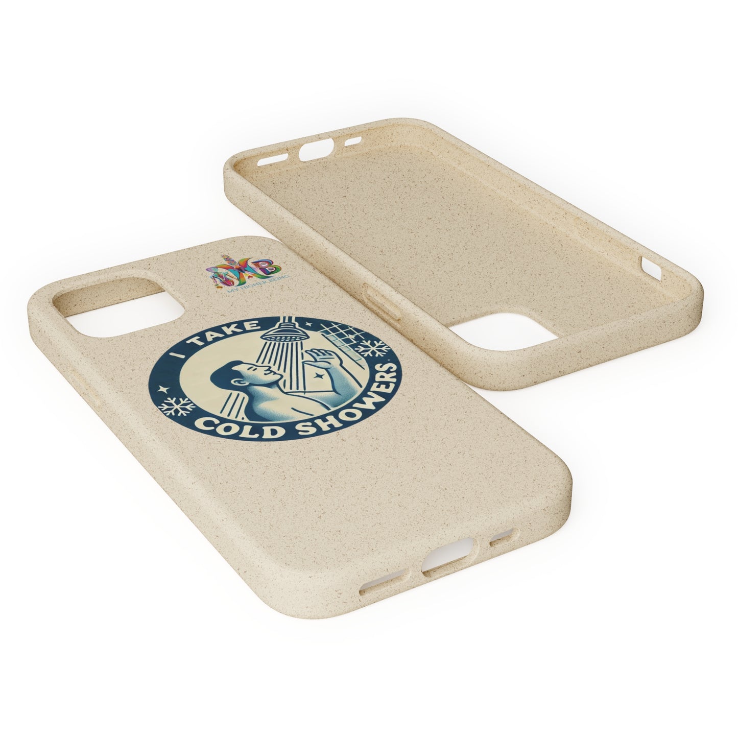 'I Take Cold Showers'_Plastic Free Biodegradable Phone Case (MHB Edition)