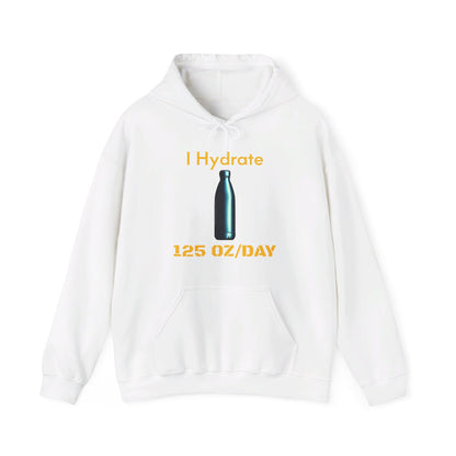 I Hydrate Man's Hoodie_125 oz/day - My Higher Being