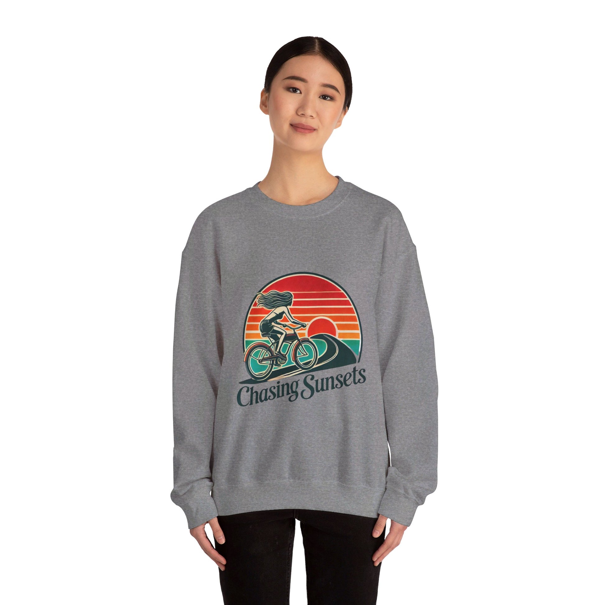 Chasing Sunsets Woman's Sweatshirt - My Higher Being