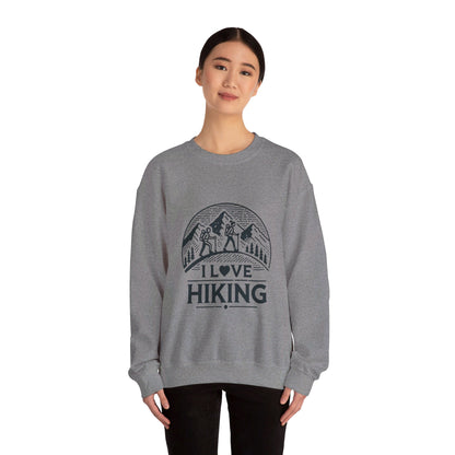 I Love Hiking Couples' Sweatshirt - My Higher Being