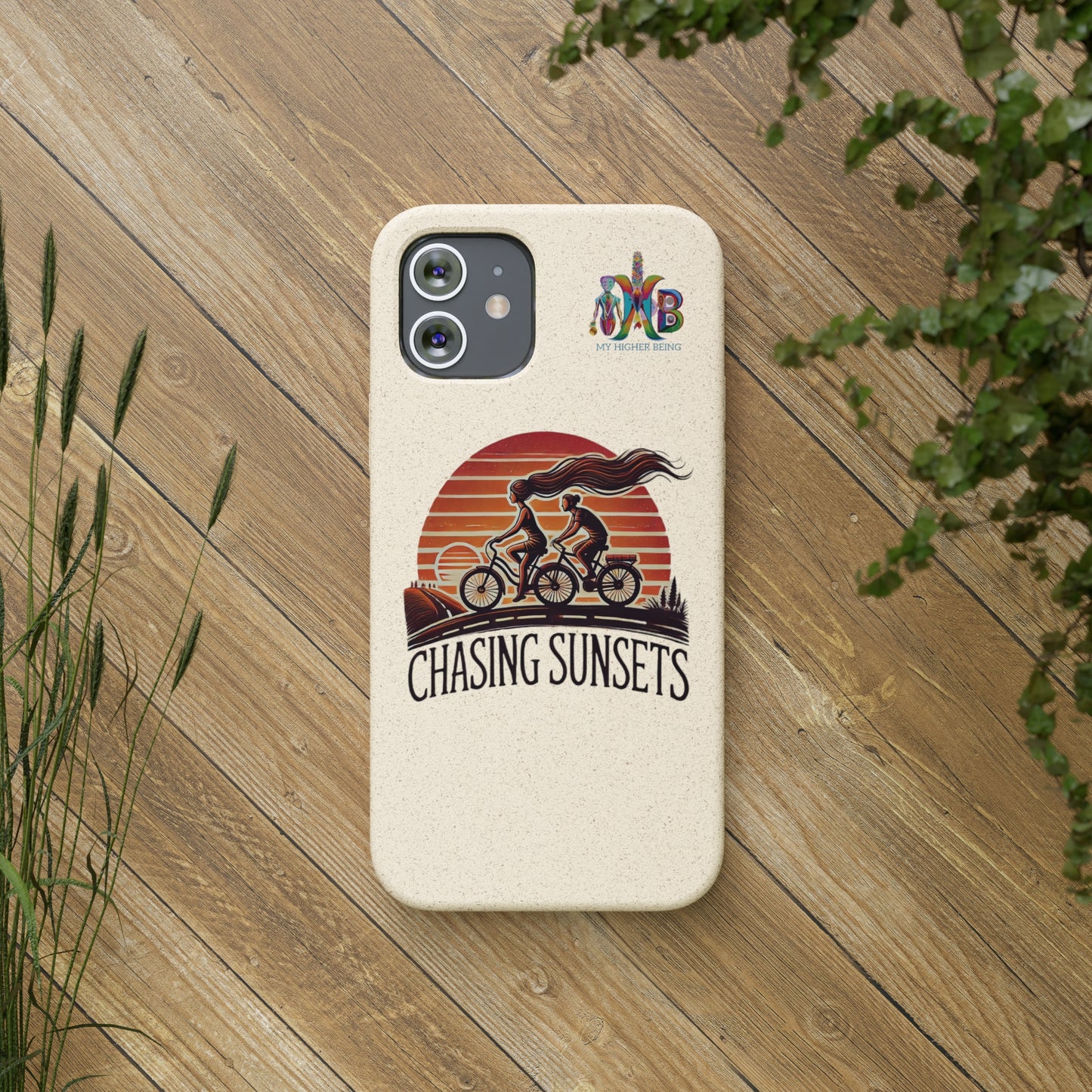 'Chasing Sunsets'_Plastic Free Biodegradable Phone Case (MHB Edition) - My Higher Being