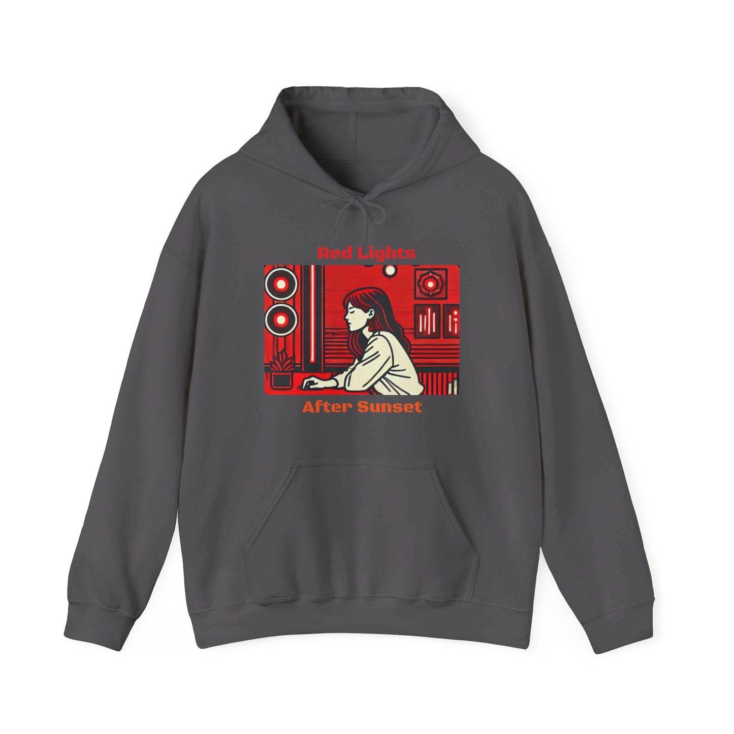 Red Lights After Sunset Woman's Hoodie - My Higher Being