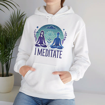 I Meditate Couples' Hoodie - My Higher Being