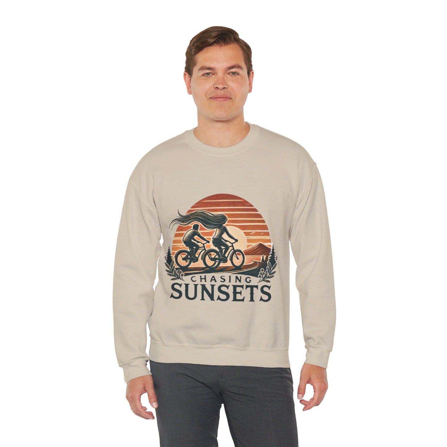 Chasing Sunsets Couples' Sweatshirt - My Higher Being