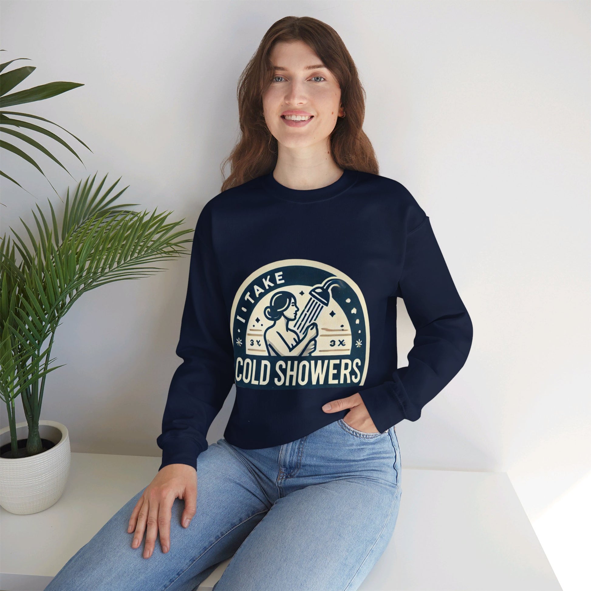 I Take Cold Showers Woman's Sweatshirt - My Higher Being