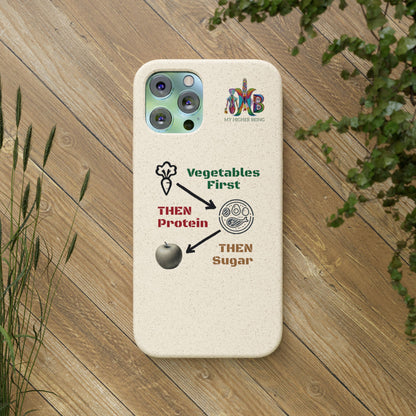 Vegetables First — Plastic Free Biodegradable Phone Case