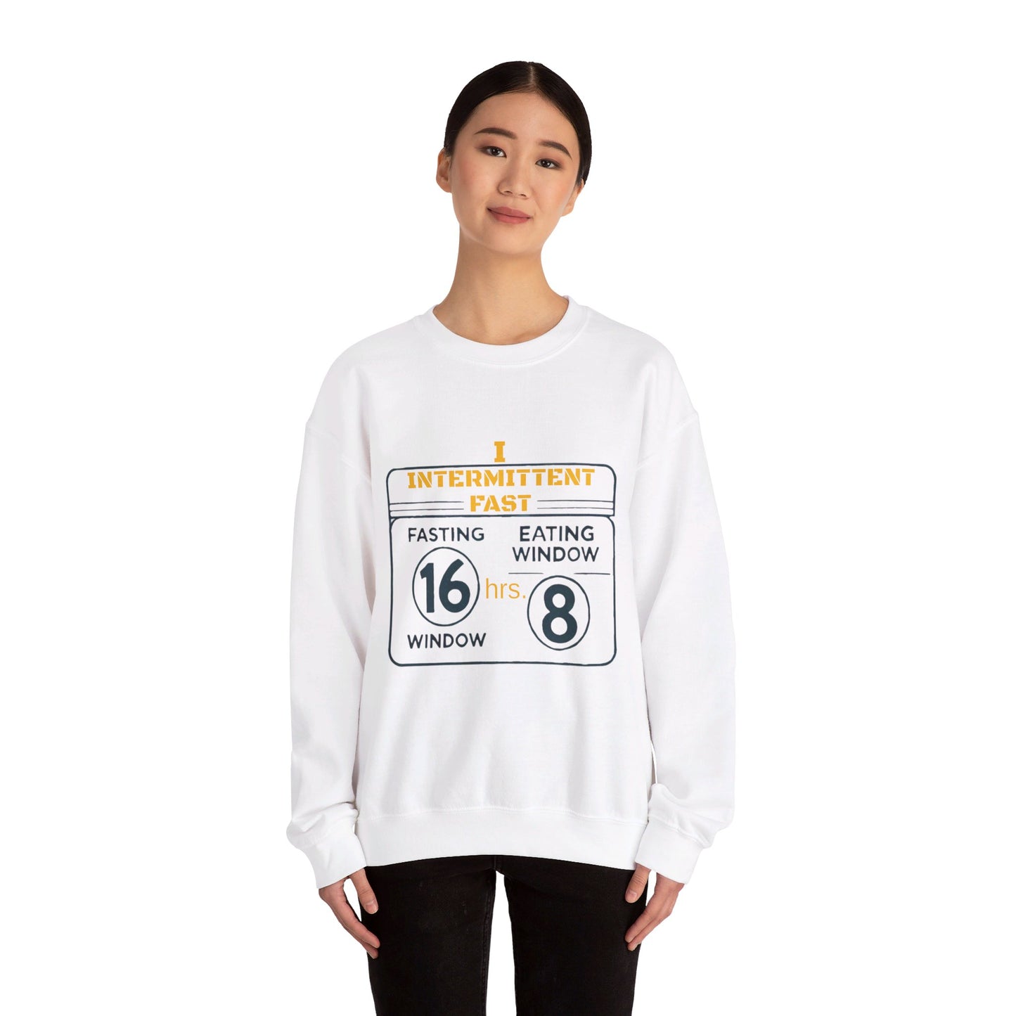 I Intermittent Fast Sweatshirt_16-8 - My Higher Being