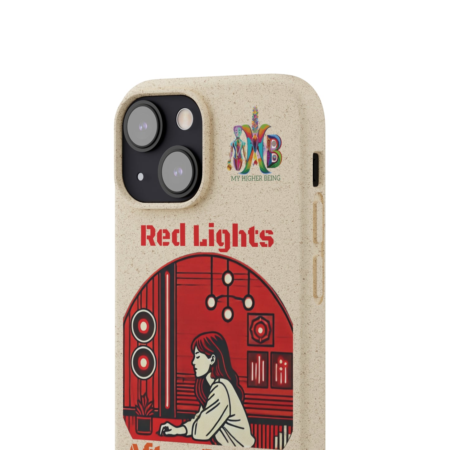 'Red Lights After Sunset'_Plastic Free Biodegradable Phone Case (MHB Edition) - My Higher Being