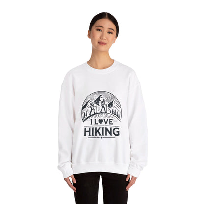 I Love Hiking Couples' Sweatshirt - My Higher Being