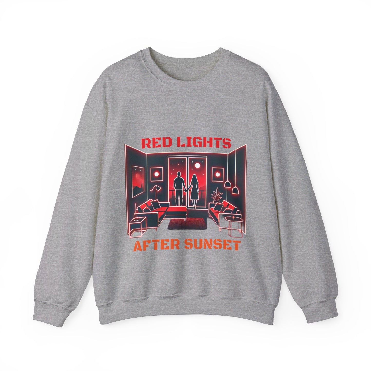 Red Lights After Sunset Sweatshirt - My Higher Being