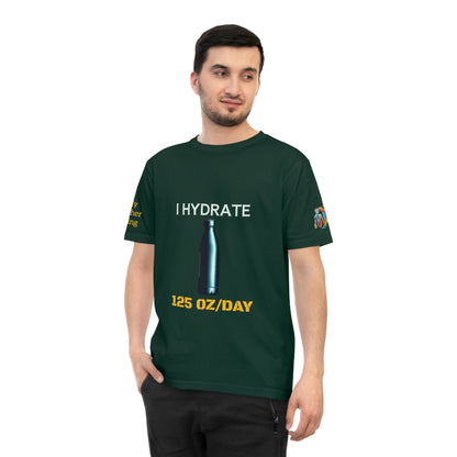'I Hydrate 125 OZ/DAY' (MHB EDITION)_100% Organic Cotton T-Shirt